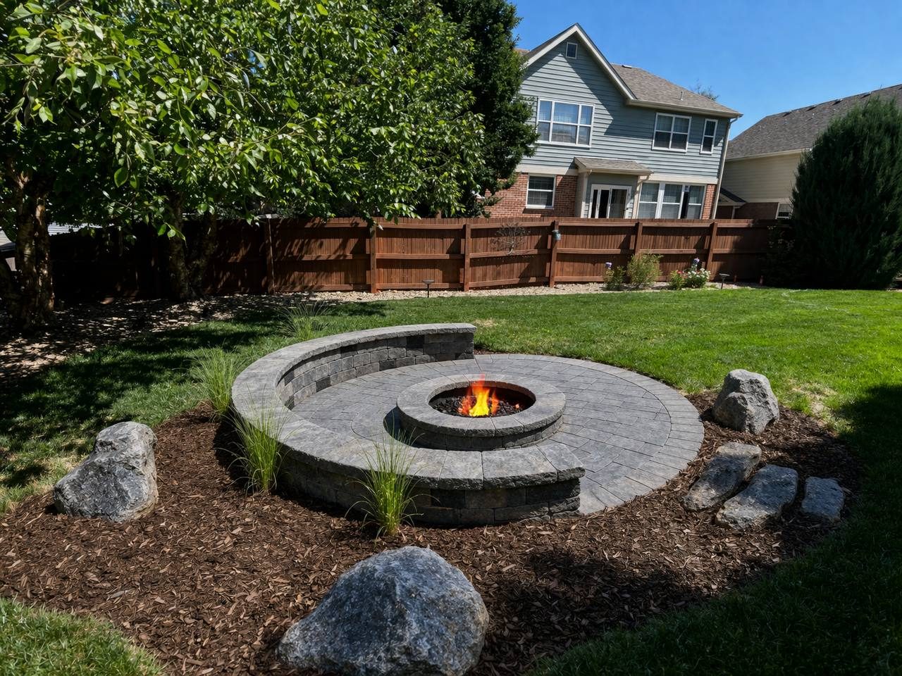Landscape renovation — before